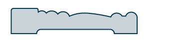 Profile View of 19 x 89mm Braden Architrave