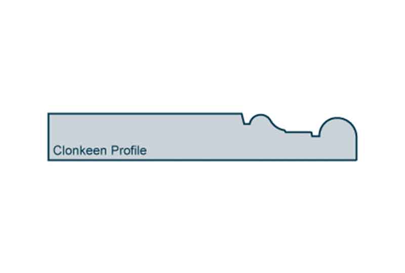Profile View of 19 x 119mm Clonkeen Skirting