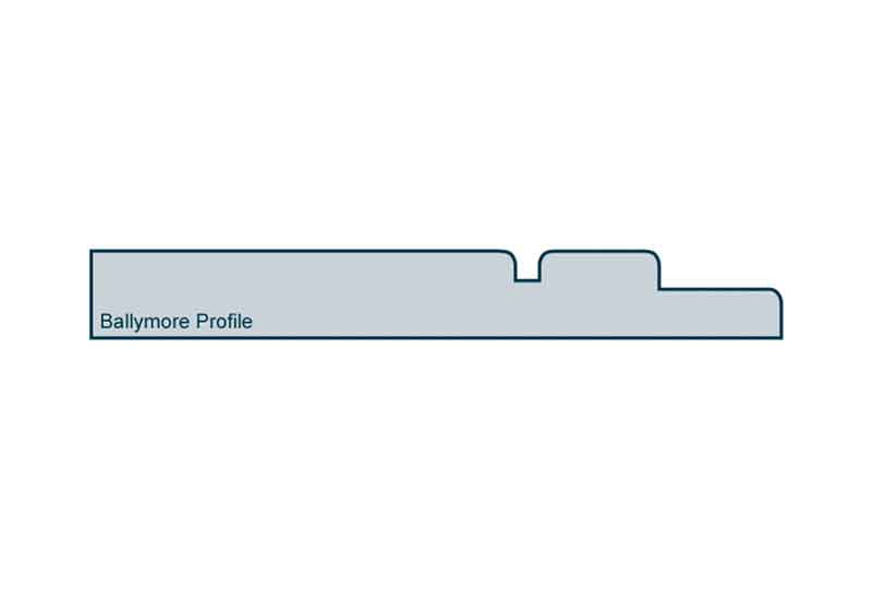 Profile View of 19 x 144mm Ballymore Skirting