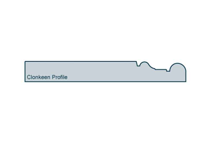 Profile View of 19 x 144mm Clonkeen Skirting