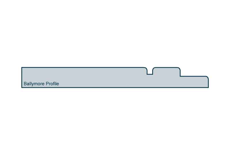 Profile View of 19 x 169mm Ballymore Skirting
