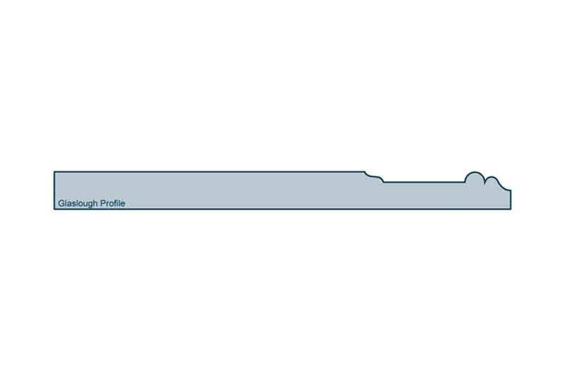 Profile View of 19 x 219mm Glaslough Skirting