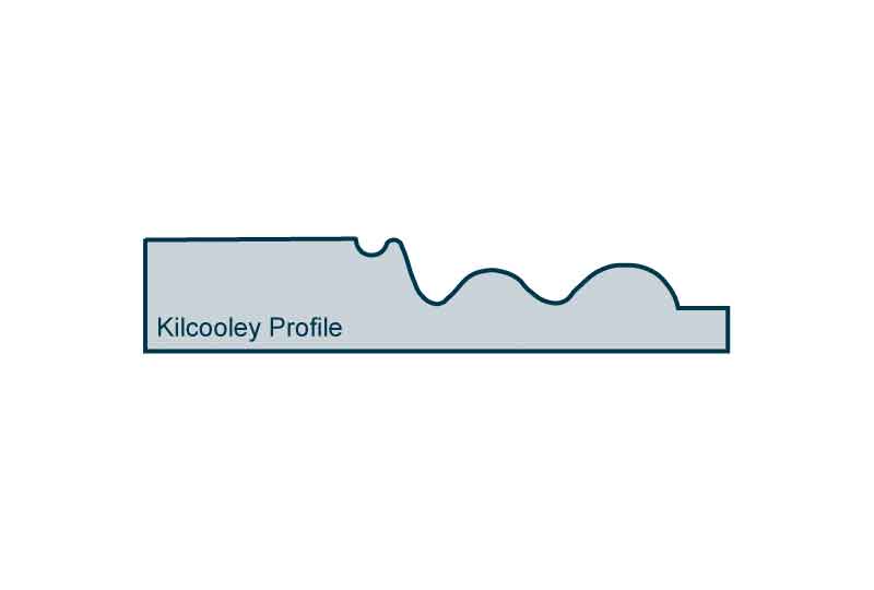 Profile View of 19 x 94mm Kilcooley Architrave or Skirting