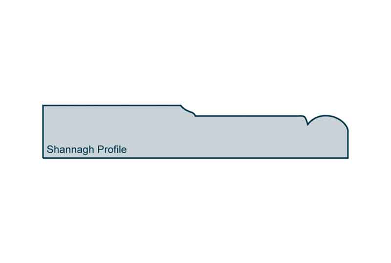 Profile View of 25 x 144mm Shannagh Skirting
