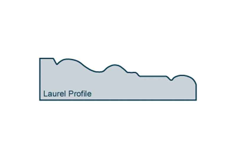 Profile View of 25 x 94mm Laurel Architrave or Skirting
