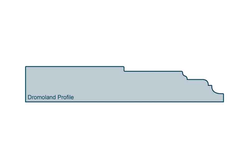 Profile View of 30 x 169mm Dromoland Skirting