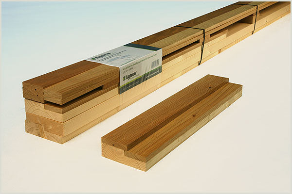 DIY Packs - 40mm Pre-Varnished Solid White Oak FACED Rebated Door Frame