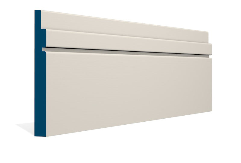 19 x 169mm Ballymore Skirting (5x2.4m) - Style: Pre-Painted Wood - Ivory