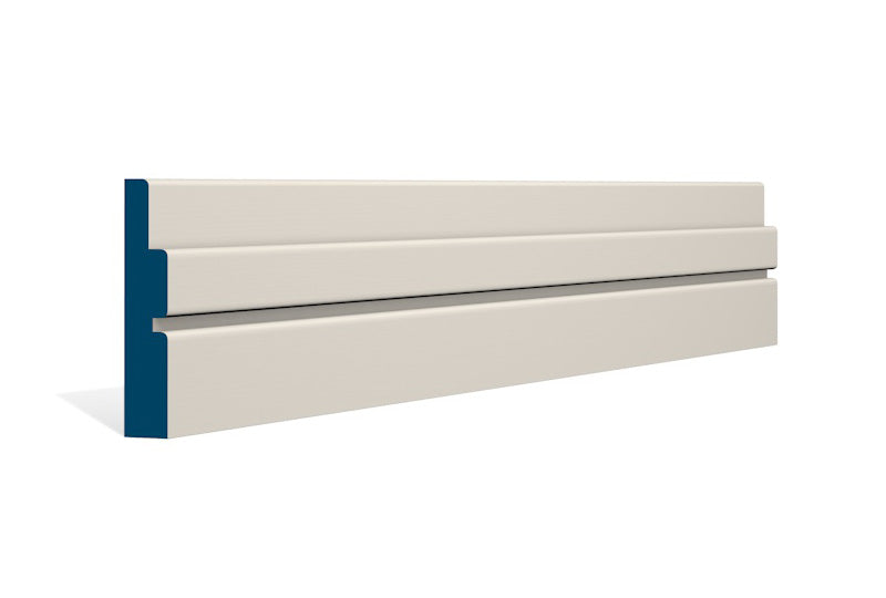 19 x 94mm Ballymore Architrave or Skirting - Style: Pre-Painted Wood - Ivory