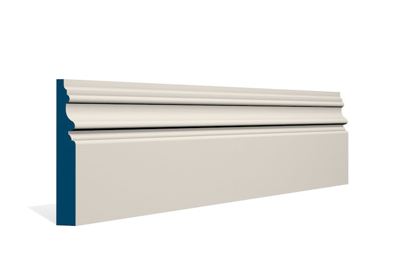 19 x 119mm Brackley Skirting (5x2.4m) - Style: Pre-Painted Wood - Ivory