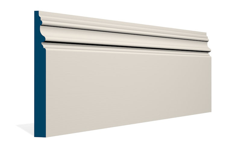 19 x 169mm Brackley Skirting (5x2.4m) - Style: Pre-Painted Wood - Ivory