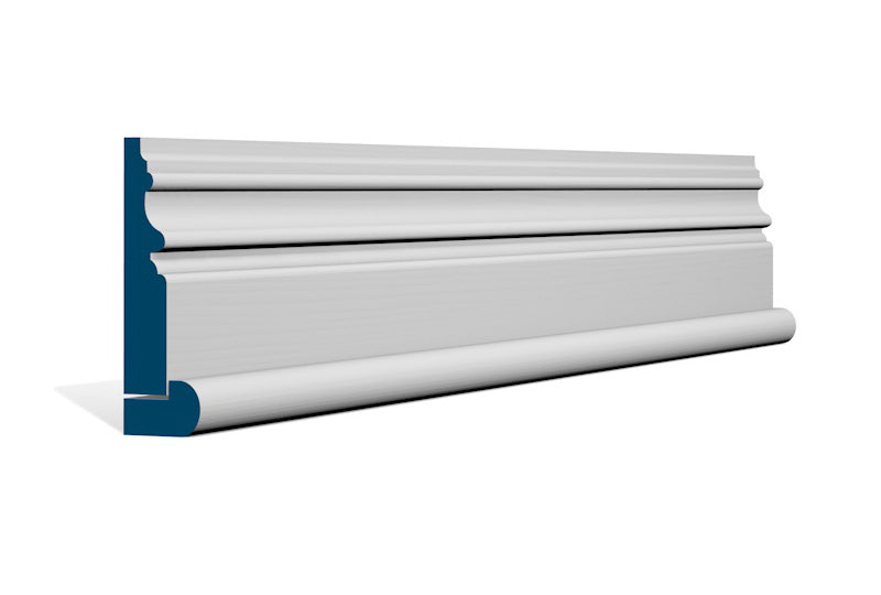 19 x 94mm Brackley Architrave, inc. Hockey Stick - Style: Pre-Primed Wood
