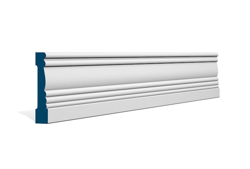 19 x 89mm Braden Architrave - Style: Pre-Painted Wood - White
