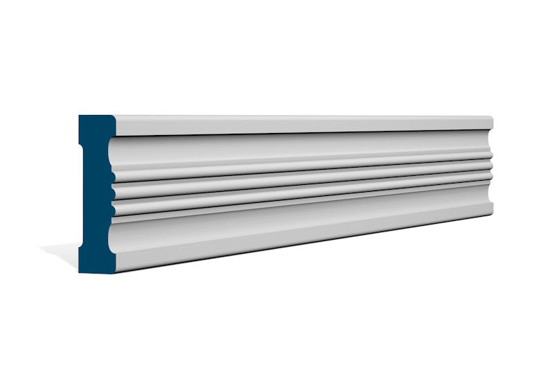 25 x 92mm Braden Architrave (inc Plinth Blocks) - Style: Pre-Primed