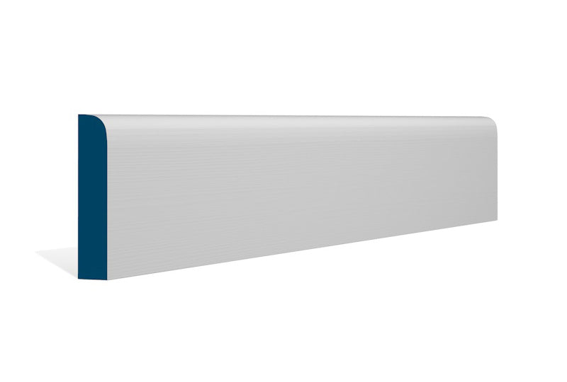 19 x 94mm Bullnose Architrave or Skirting - Style: Pre-Primed Wood
