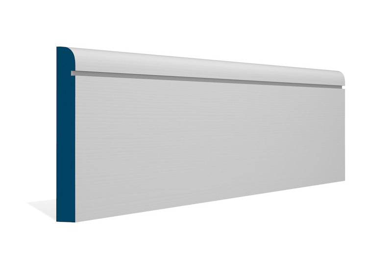 19 x 144mm Bullnose Shaker Skirting (5x2.4m) - Style: Pre-Primed Wood