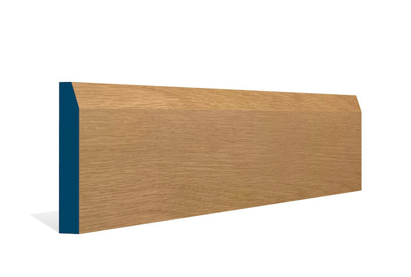 19 x 119mm Pre-Varnished Solid White Oak Chamfered Skirting (5x2.4m)