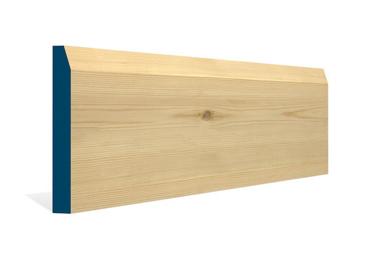 19 x 144mm Pre-Varnished Redwood Pine Chamfered Skirting (5x2.4m)