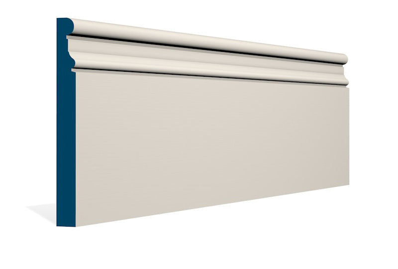 19 x 169mm Clonkeen Skirting (5x2.4m) - Style: Pre-Painted Wood - Ivory