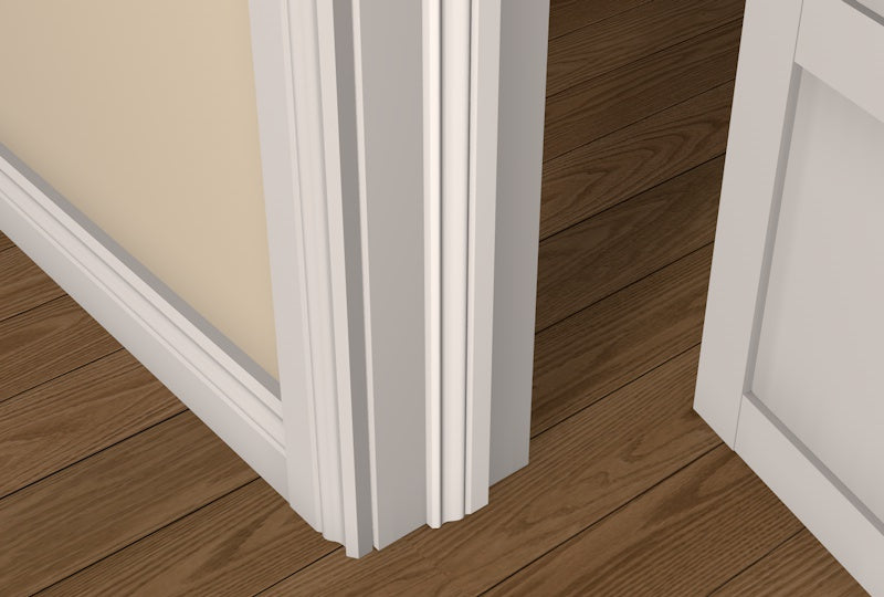 12 x 44 OGEE Door Stop - Style: Pre-Primed Wood
