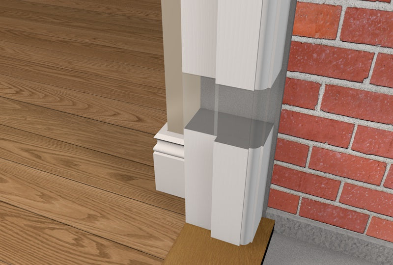 69mm Pre-Primed REBATED External Door Frame