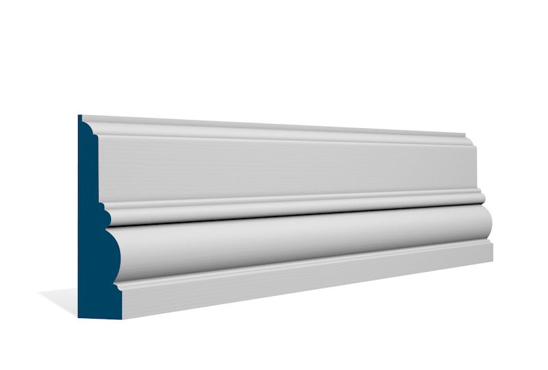 31 x 120mm Glenveagh Architrave or Skirting - Style: Pre-Primed Wood