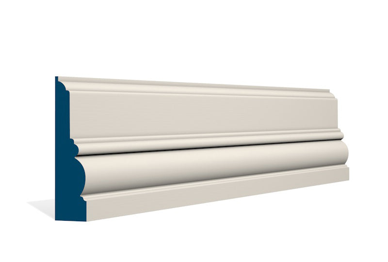 31 x 120mm Glenveagh Architrave or Skirting - Style: Pre-Painted Wood - Ivory