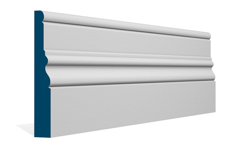 25 x 169mm Laurel Skirting (5x2.4m) - Style: Pre-Primed Wood