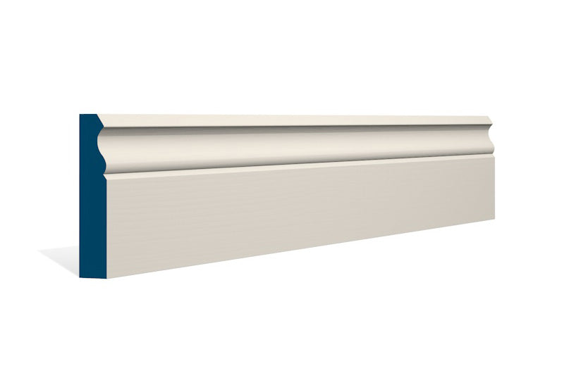19 x 94mm Ogee Architrave/Skirting - Style: Pre-Painted Wood - Ivory