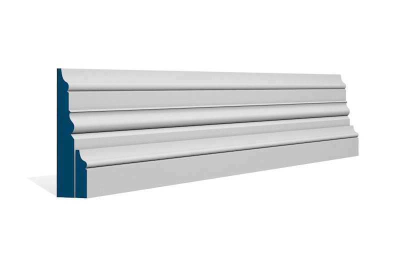 31 x 119mm Pallas Skirting (4x2.4m) - Style: Pre-Primed Wood
