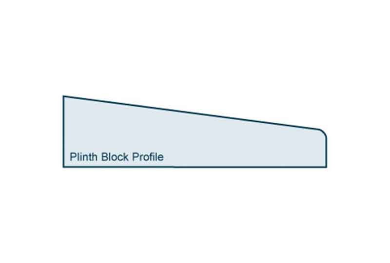 31 x 94mm Pallas Architrave (inc Plinth Blocks) - Style: Pre-Primed Wood