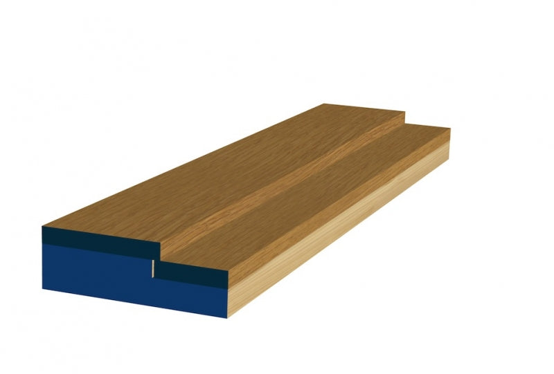 40mm Pre-Varnished Solid White Oak FACED Rebated Door Frame
