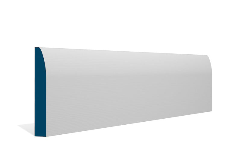 19 x 119mm Rounded Skirting (5x2.4m) - Style: Pre-Primed Wood