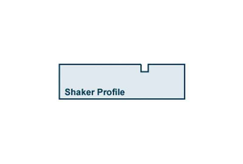 Profile View of 19 x 94mm Shaker Architrave or Skirting