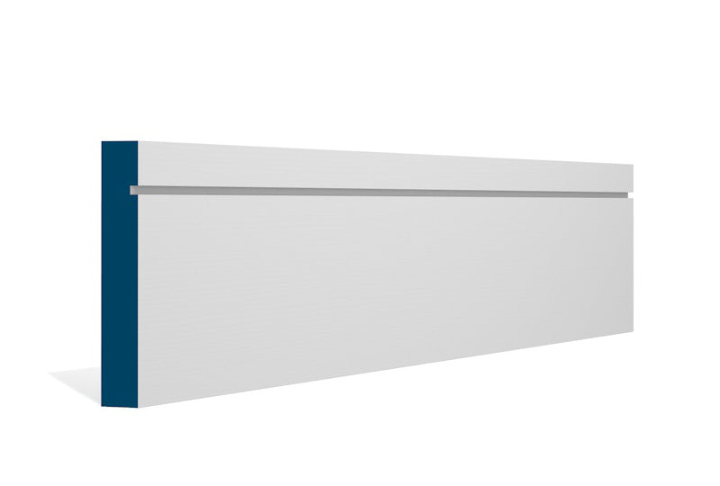 19 x 119mm Shaker Skirting (5x2.4m) - Style: Pre-Painted Wood - White