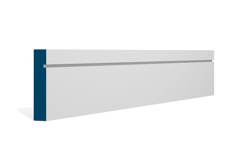 19 x 94mm Shaker Architrave or Skirting - Style: Pre-Painted Wood - White
