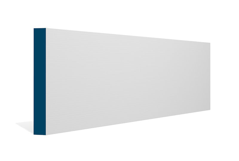 19 x 144mm Square Edge Skirting (5x2.4m) - Style: Pre-Painted Wood - White