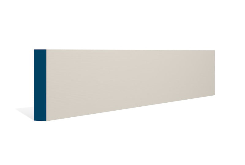 19 x 94mm Pencil Edge Architrave or Skirting - Style: Pre-Painted Wood - Ivory