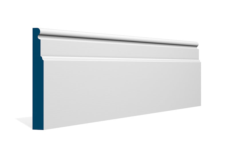 19 x 144mm Swellan Skirting (5x2.4m) - Style: Pre-Painted Wood - White