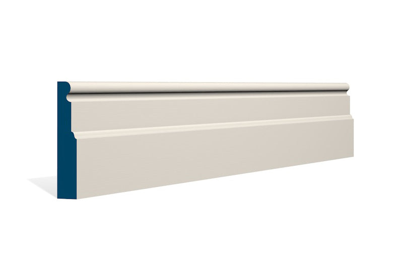 19 x 94mm Swellan Architrave or Skirting - Style: Pre-Painted Wood - Ivory