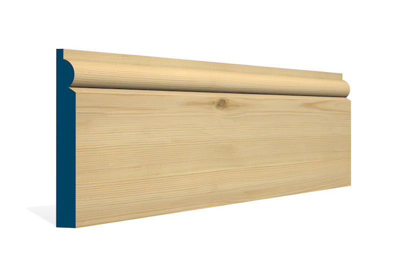 19 x 144mm Pre-Varnished Redwood Pine Torus Skirting (5x2.4m)