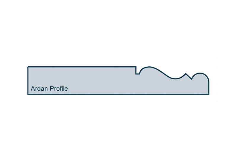 Profile View of 19 x 119mm Ardan Skirting