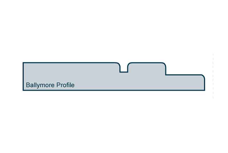 Profile View of 19 x 119mm Ballymore Skirting