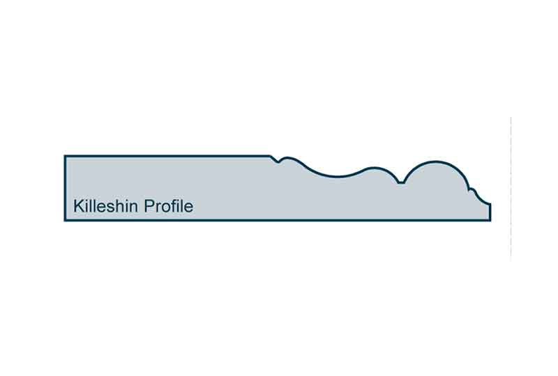 Profile View of 19 x 119mm Killeshin Skirting