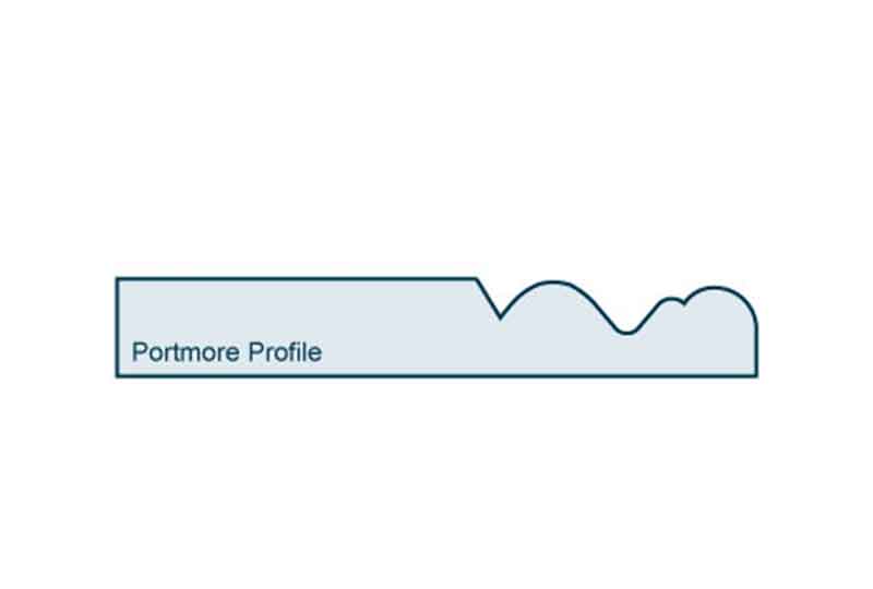 Profile View of 19 x 119mm Portmore Skirting