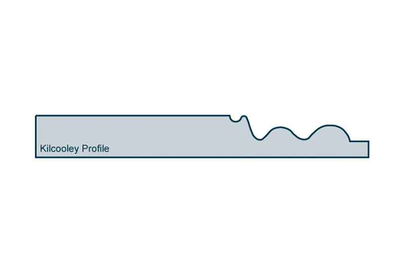 Profile View of 19 x 144mm Kilcooley Skirting