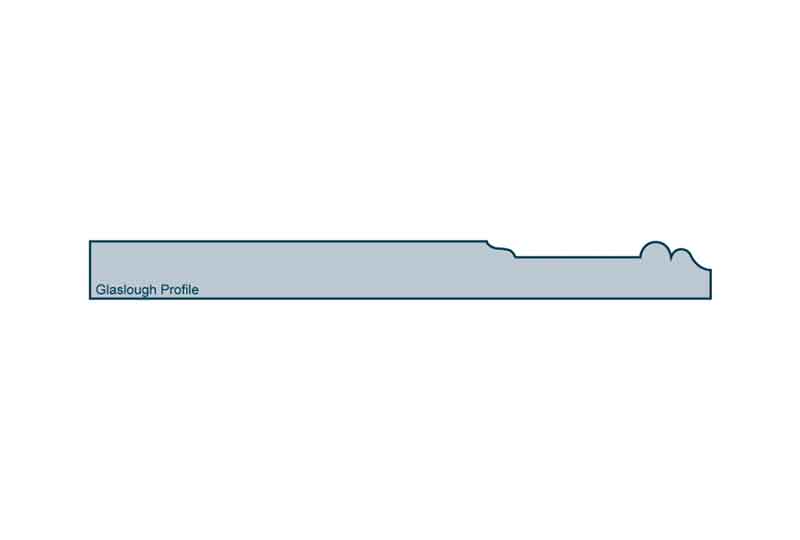 Profile View of 19 x 194mm Glaslough Skirting