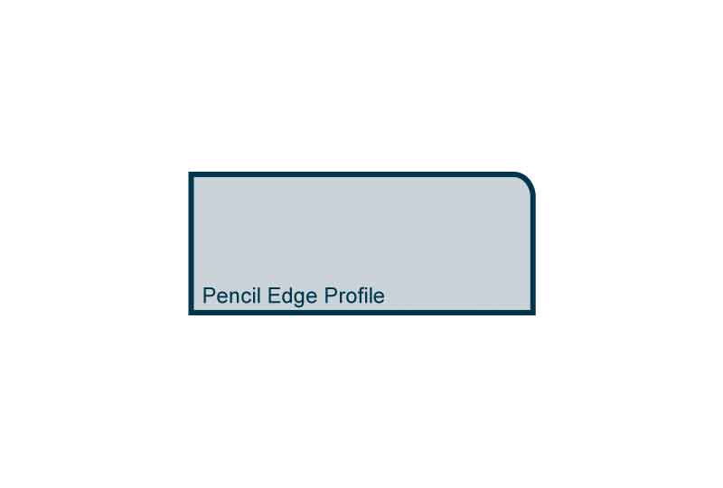 Profile View of 19 x 44mm Pencil Edge Architrave