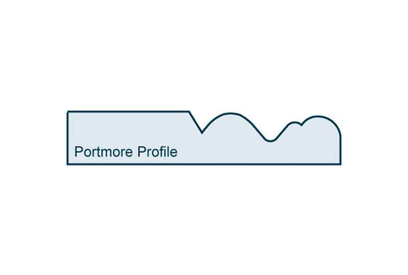 Profile View of 19 x 94mm Portmore Architrave or Skirting