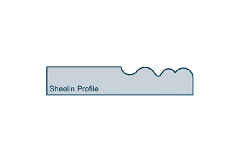 Profile View of 19 x 94mm Sheelin Architrave or Skirting